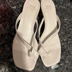 Mark fisher White kitten heel sandals